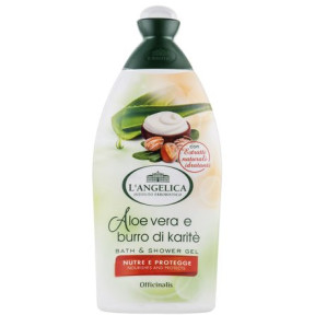 Гель для душа L'angelica all'Aloe Vera e Burro di Karitè 500 мл